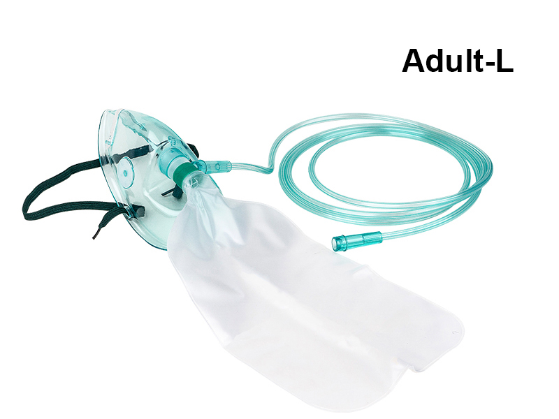 High-Flow-Sauerstofftherapie Maske aus PVC (nicht Rückatmungsfähig) 